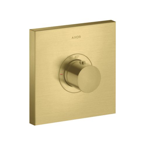 AXOR-HG-AXOR-ShowerSelect-Thermostat-HighFlow-Unterputz-eckig-Brushed-Brass-36718950 gallery number 1